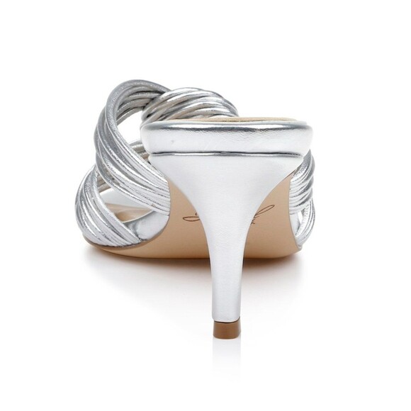 jewel badgley mischka mia twisted leather mule 8 - Picture 7 of 12